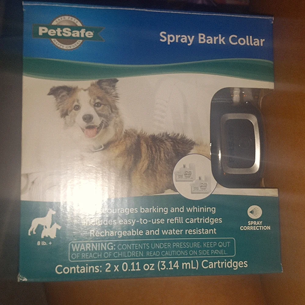 PetSafe Spray Bark Dog Collar, Automatic No Bark Device for Dogs 8 lb. and Up -